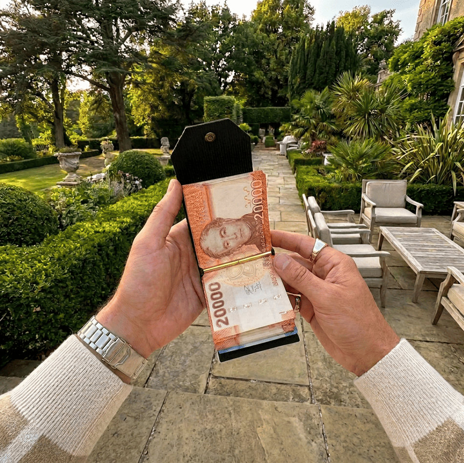 PLATAWORTH™ Billetera Old Money